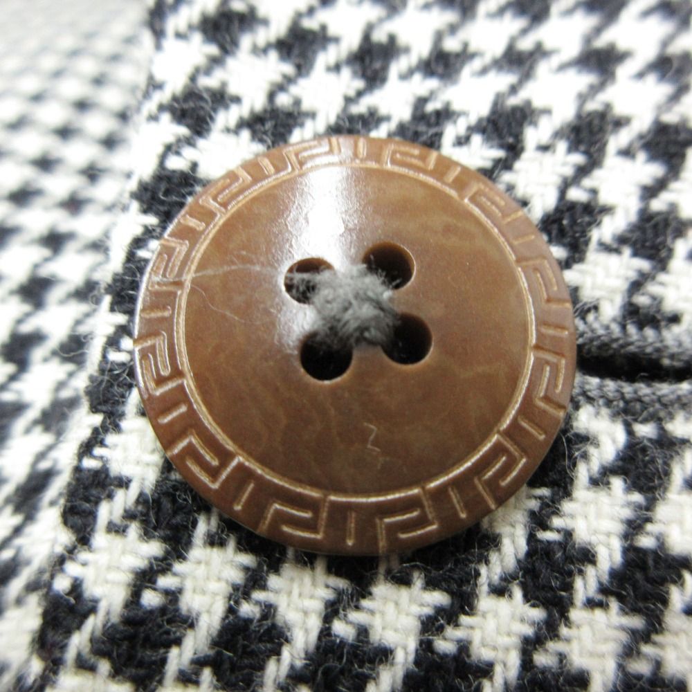 Versace Vintage Gianni Tailored Jacket Blazer Wool Lining Medusa Pattern — view 6