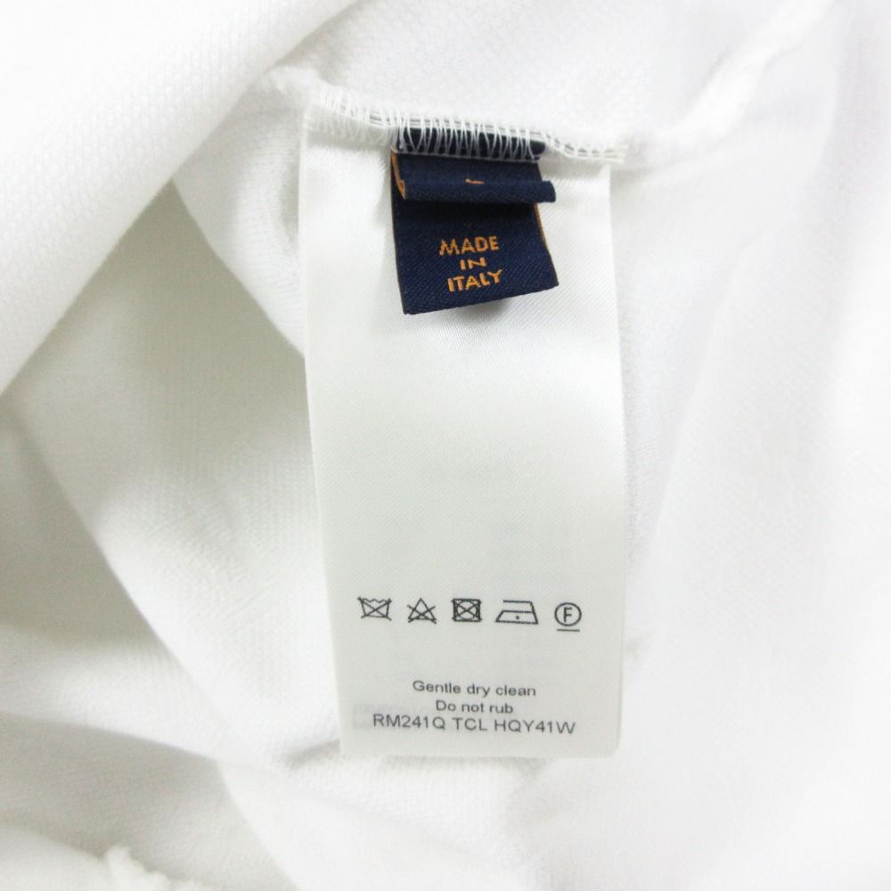 Louis Vuitton Short Sleeve T-Shirt Monogram Jacquard Tcl Top White — view 8