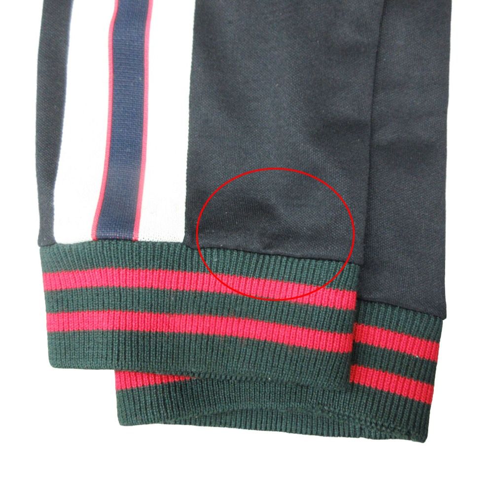 Gucci Track Pants Technical Jersey Side Logo Black XS — view 4