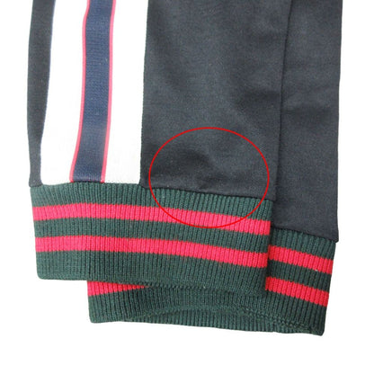 Gucci Track Pants Technical Jersey Side Logo Black XS — view 4
