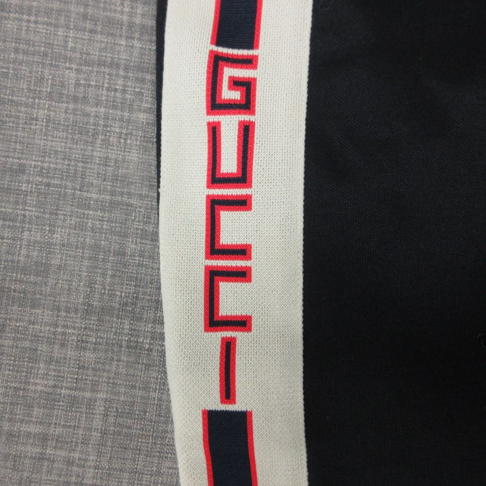 Gucci Track Pants Technical Jersey Side Logo Black XS — view 7