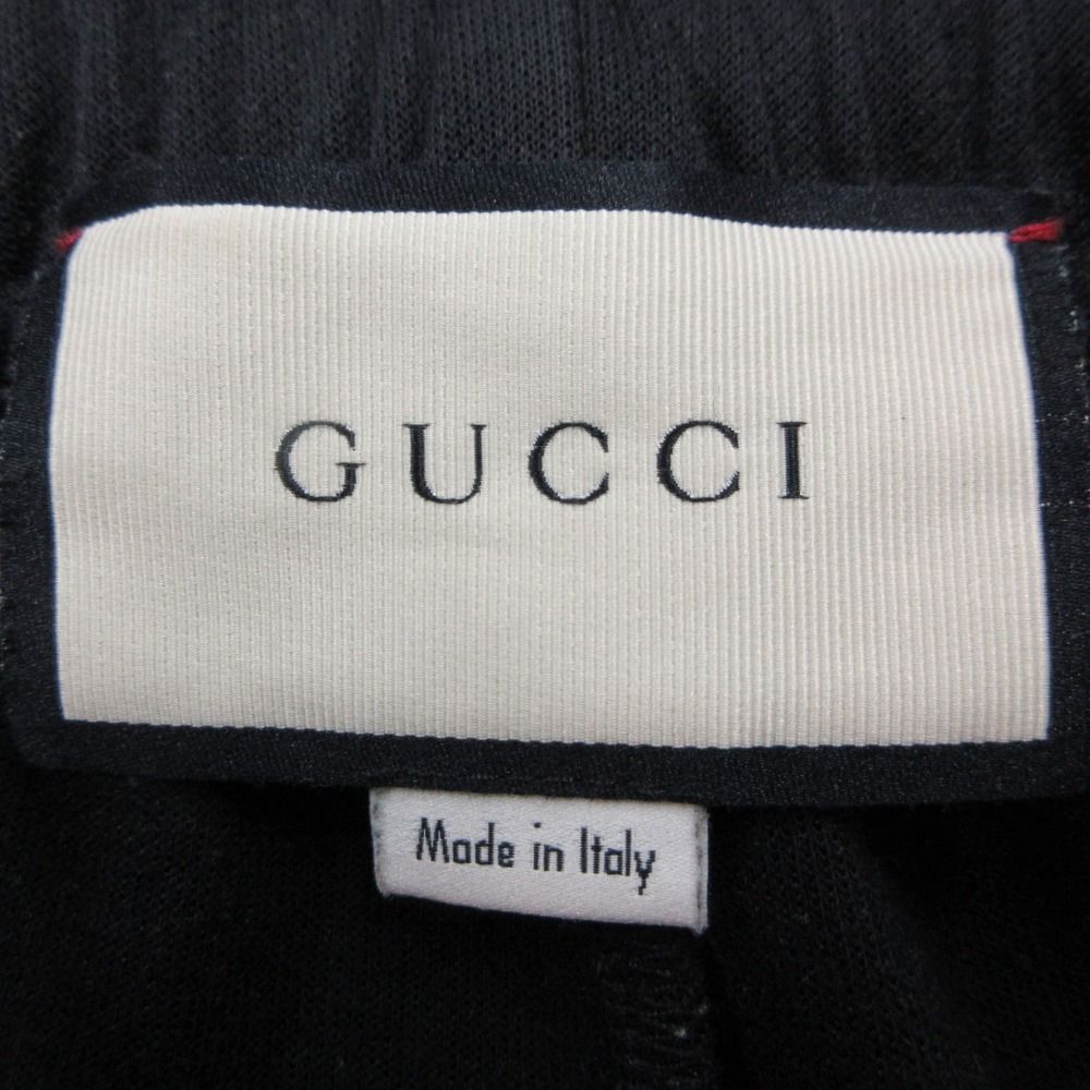 Gucci Track Pants Technical Jersey Side Logo Black XS — view 3
