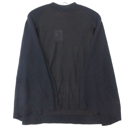 Louis Vuitton Sweater Wool Cashmere Poncho Layered High Neck Knit Top Navy SS