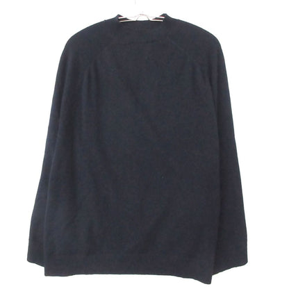 Louis Vuitton Sweater Wool Cashmere Poncho Layered High Neck Knit Top Navy SS — view 2