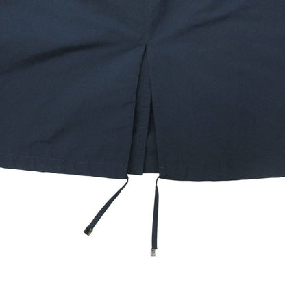 Max Mara the Cube Trench Coat Long Length Jacket with Collar Spring Navy 40