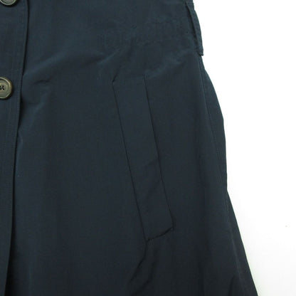 Max Mara the Cube Trench Coat Long Length Jacket with Collar Spring Navy 40 — view 5