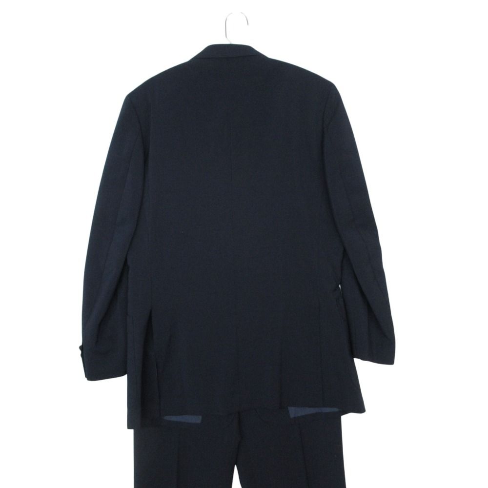 Dior Vintage Monsieur Suit Set Notch Lapel Blazer Trousers Pants Navy LL — view 2