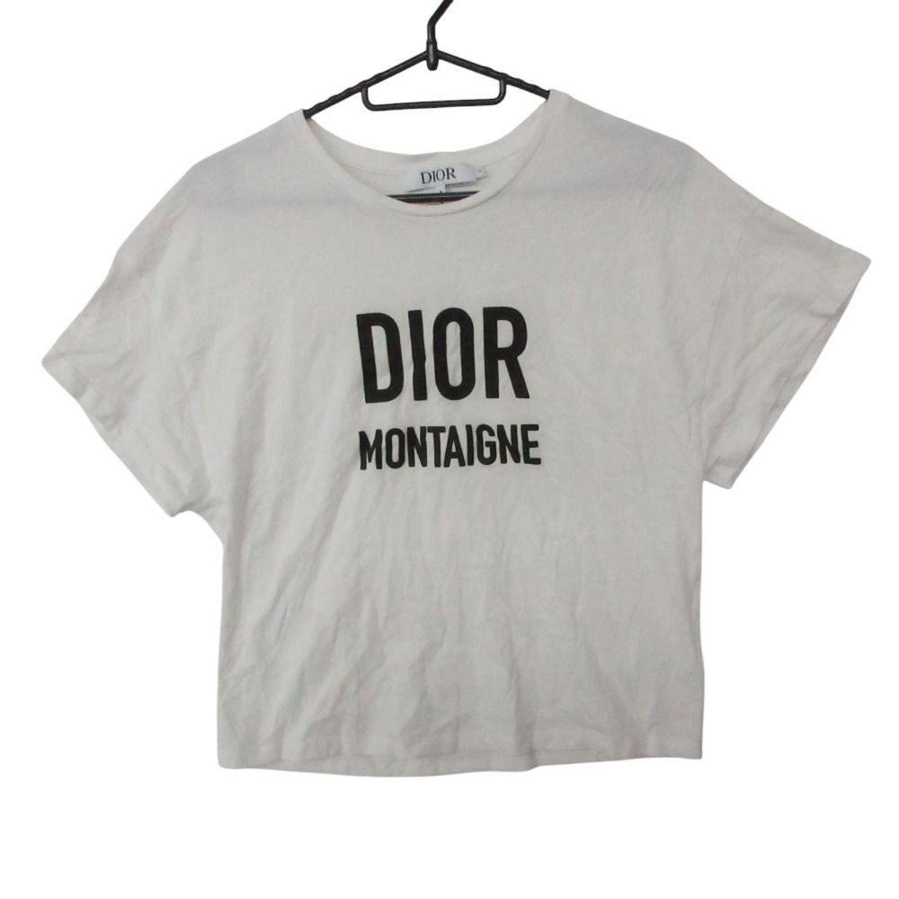 Dior Short Sleeve T-Shirt Logo Cotton White