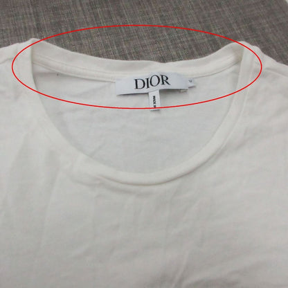 Dior Short Sleeve T-Shirt Logo Cotton White — view 7