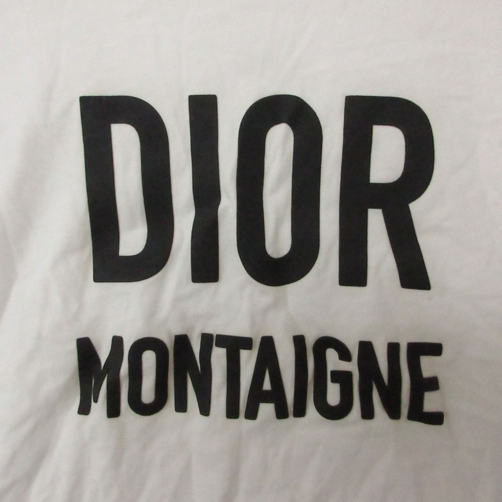 Dior Short Sleeve T-Shirt Logo Cotton White — view 3