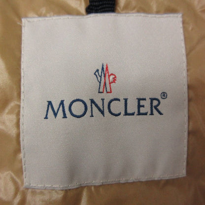 Moncler Coat Nimes Down Jacket Hooded Midi Length Beige — view 4