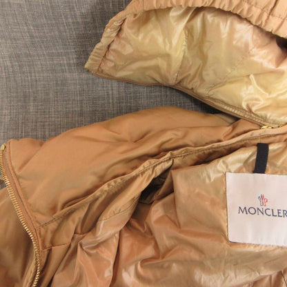 Moncler Coat Nimes Down Jacket Hooded Midi Length Beige — view 6