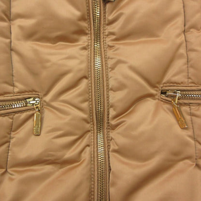 Moncler Coat Nimes Down Jacket Hooded Midi Length Beige — view 7