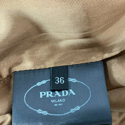 Prada Coat 36 S Beige Long Sleeve Spring Autumn — view 5