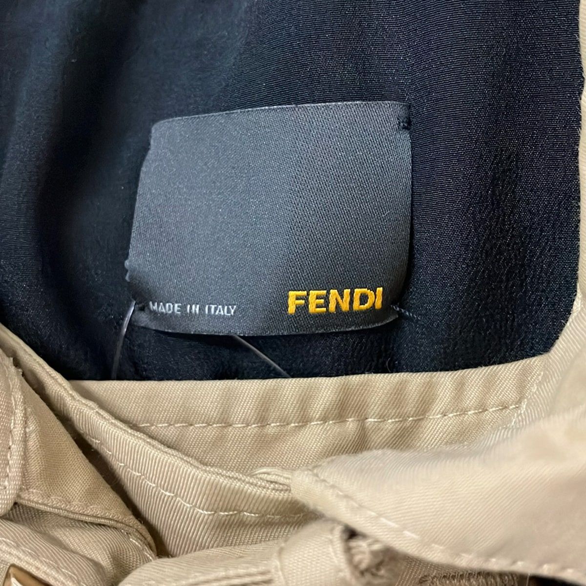 Fendi Coat 40 M Beige Long Sleeve Spring Autumn — view 3