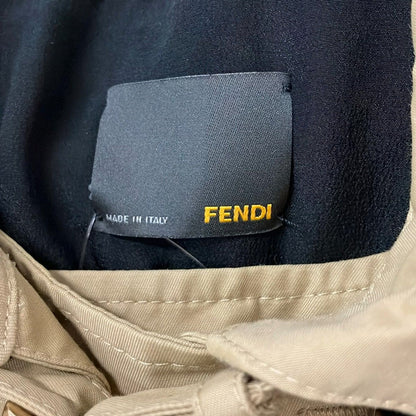 Fendi Coat 40 M Beige Long Sleeve Spring Autumn — view 3