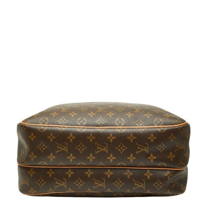 Louis Vuitton Monogram Reporter GM Crossbody Shoulder Bag Brown Leather — view 3