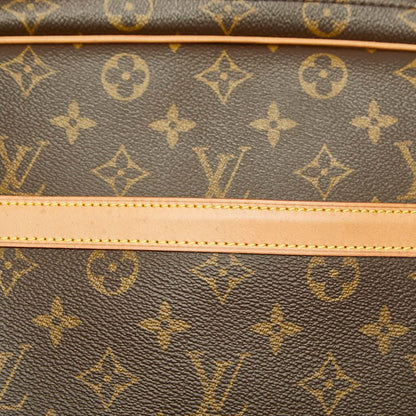 Louis Vuitton Monogram Reporter GM Crossbody Shoulder Bag Brown Leather — view 9