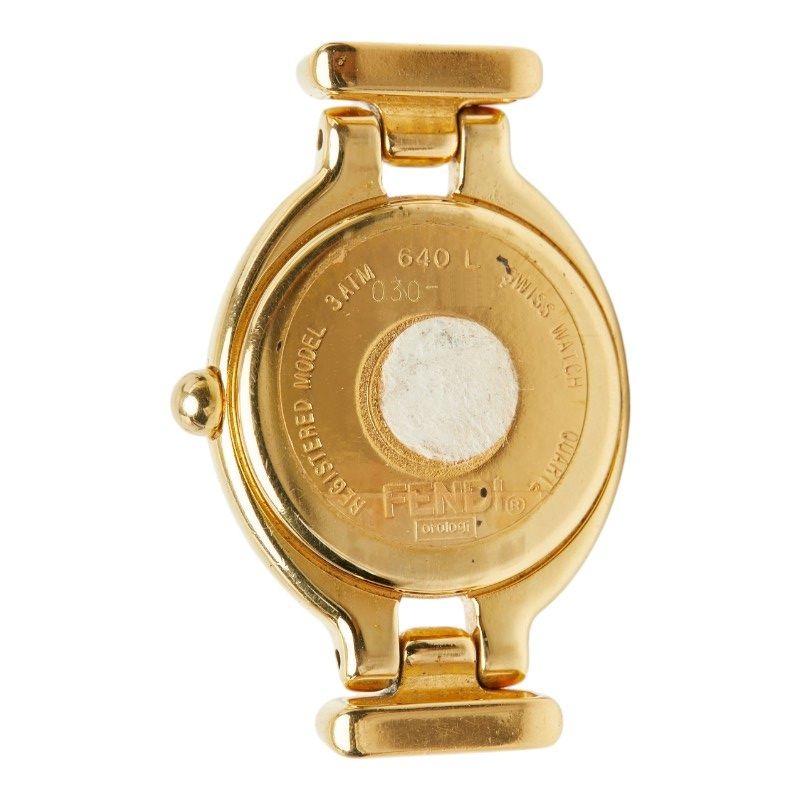 Fendi Chameleon Change Bezel 5 Colors Watch Silver Gold Stainless Steel Leather — view 6