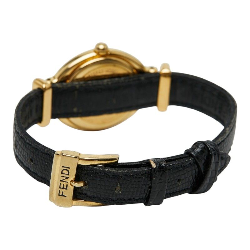 Fendi Chameleon Change Bezel 5 Colors Watch Silver Gold Stainless Steel Leather — view 5