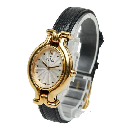 Fendi Chameleon Change Bezel 5 Colors Watch Silver Gold Stainless Steel Leather — view 2