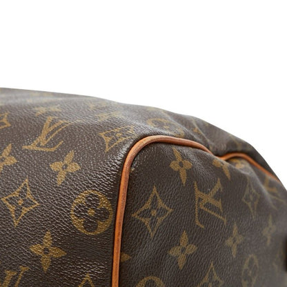 Louis Vuitton Monogram Speedy 25 Mini Boston Bag Brown Leather — view 4