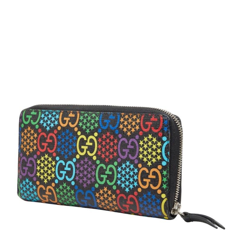 Gucci GG Psychedelic Zip Around Wallet Multicolor Leather — view 2