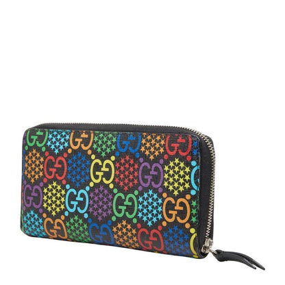 Gucci GG Psychedelic Zip Around Wallet Multicolor Leather — view 2