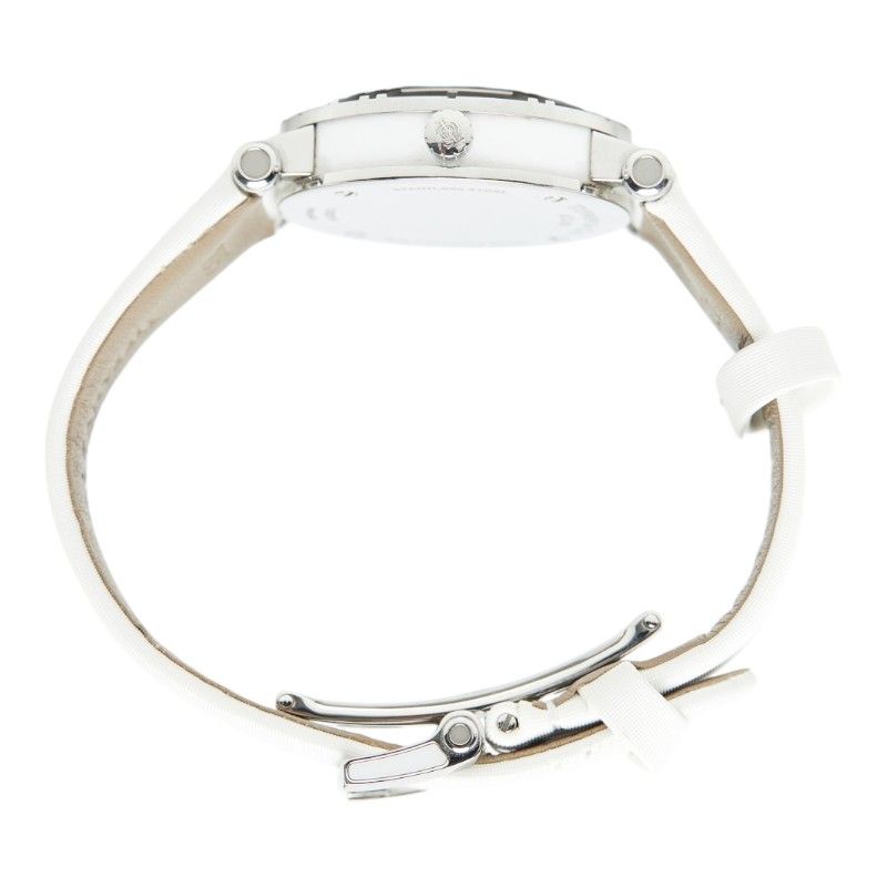 Tiffany & Co Atlas Heart Watch White Silver Stainless Steel Leather Nylon — view 3