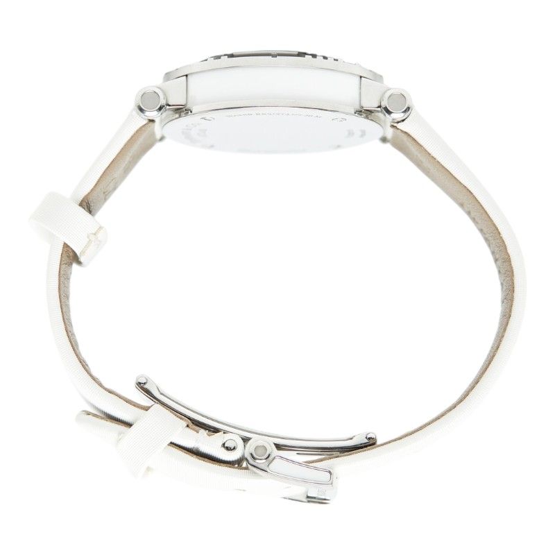 Tiffany & Co Atlas Heart Watch White Silver Stainless Steel Leather Nylon — view 4
