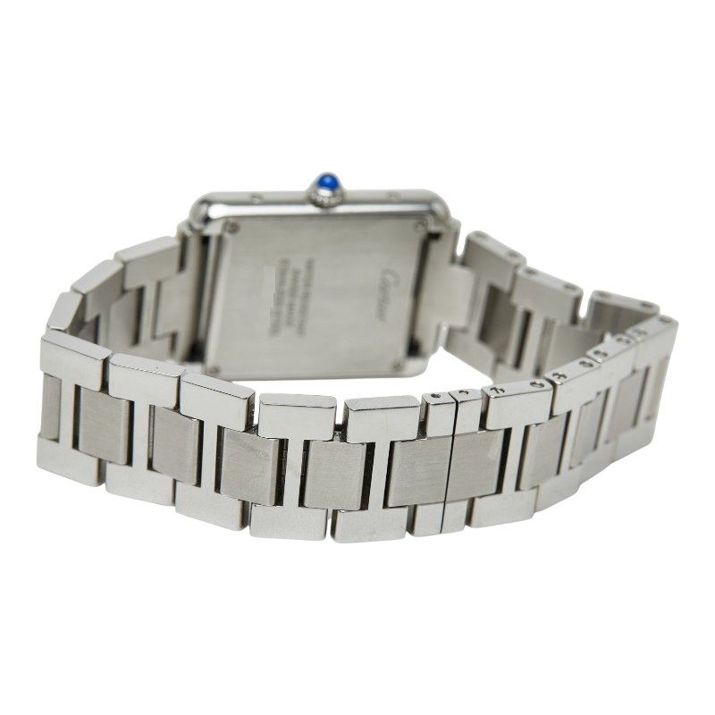Cartier Tank Solo SM Watch White Silver Stainless Steel — view 5