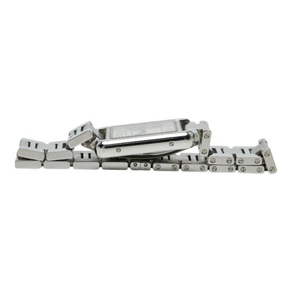 Cartier Tank Solo SM Watch White Silver Stainless Steel — view 4