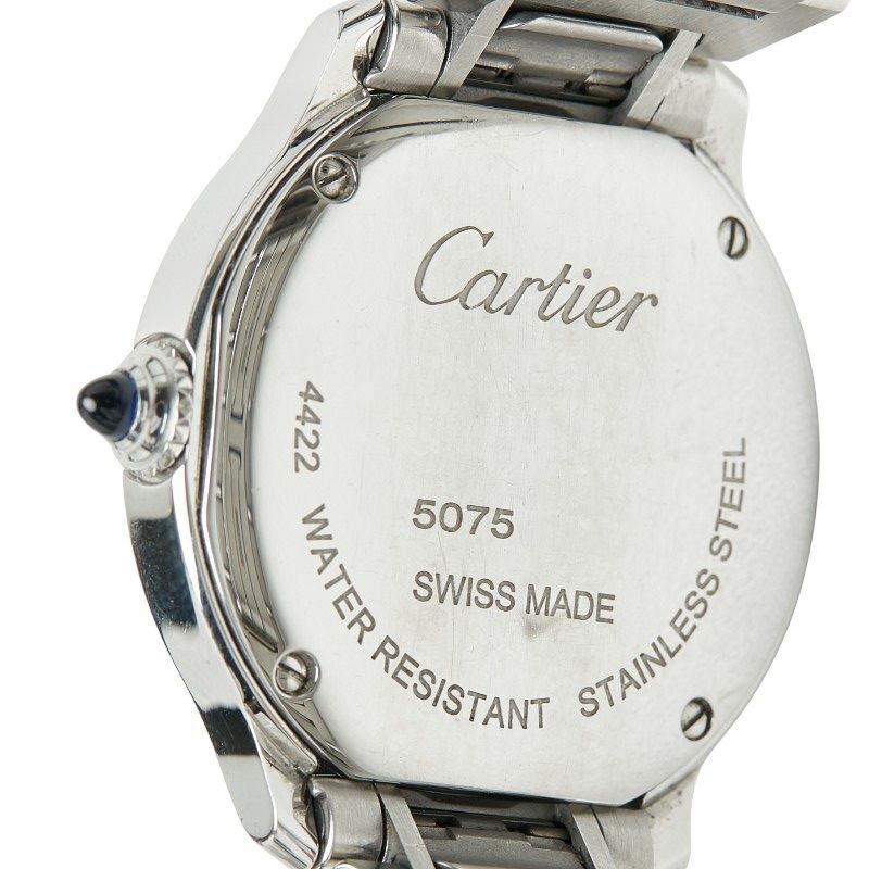 Cartier Ronde Must de Cartier on Line Limited Edition Watch White Silver — view 6