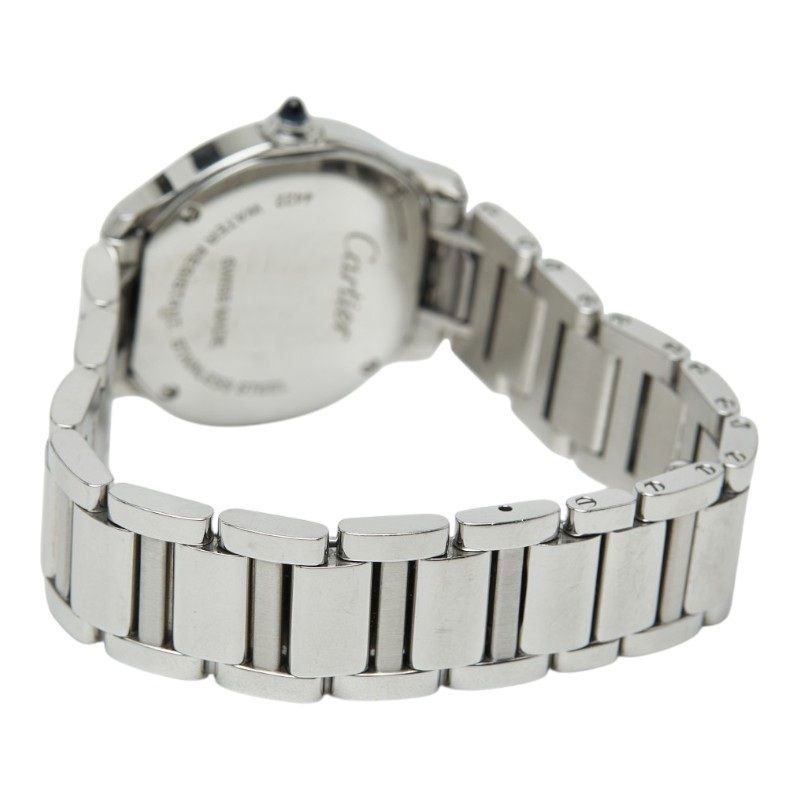 Cartier Ronde Must de Cartier on Line Limited Edition Watch White Silver — view 5