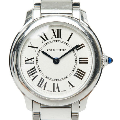 Cartier Ronde Must de Cartier on Line Limited Edition Watch White Silver