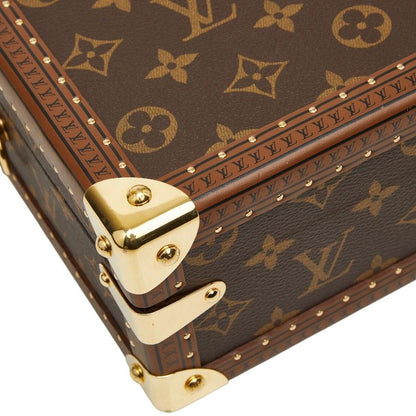 Louis Vuitton Monogram Petite Valise Mini Trunk 2-Way Shoulder Bag Brown Leather — view 5