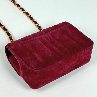 Chanel Mademoiselle Chain Shoulder Bag Suede — view 2