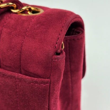 Chanel Mademoiselle Chain Shoulder Bag Suede — view 5