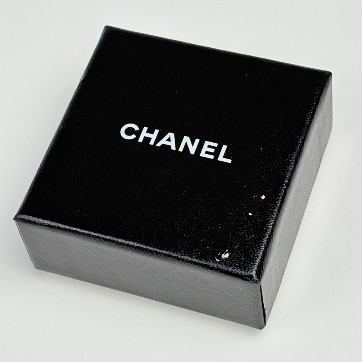 Chanel CC Logo Faux Pearl Earrings Gold Plated — view 5