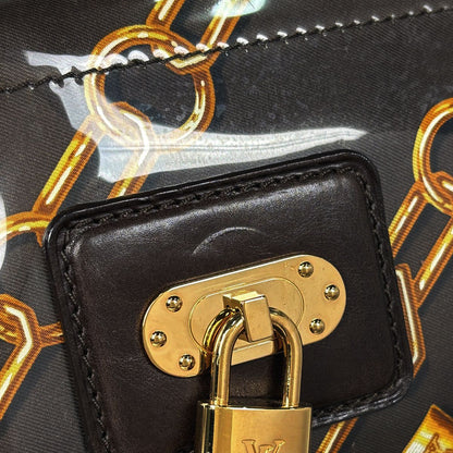 Louis Vuitton Sac Fermoir Monogram Charm Handbag Vinyl — view 6