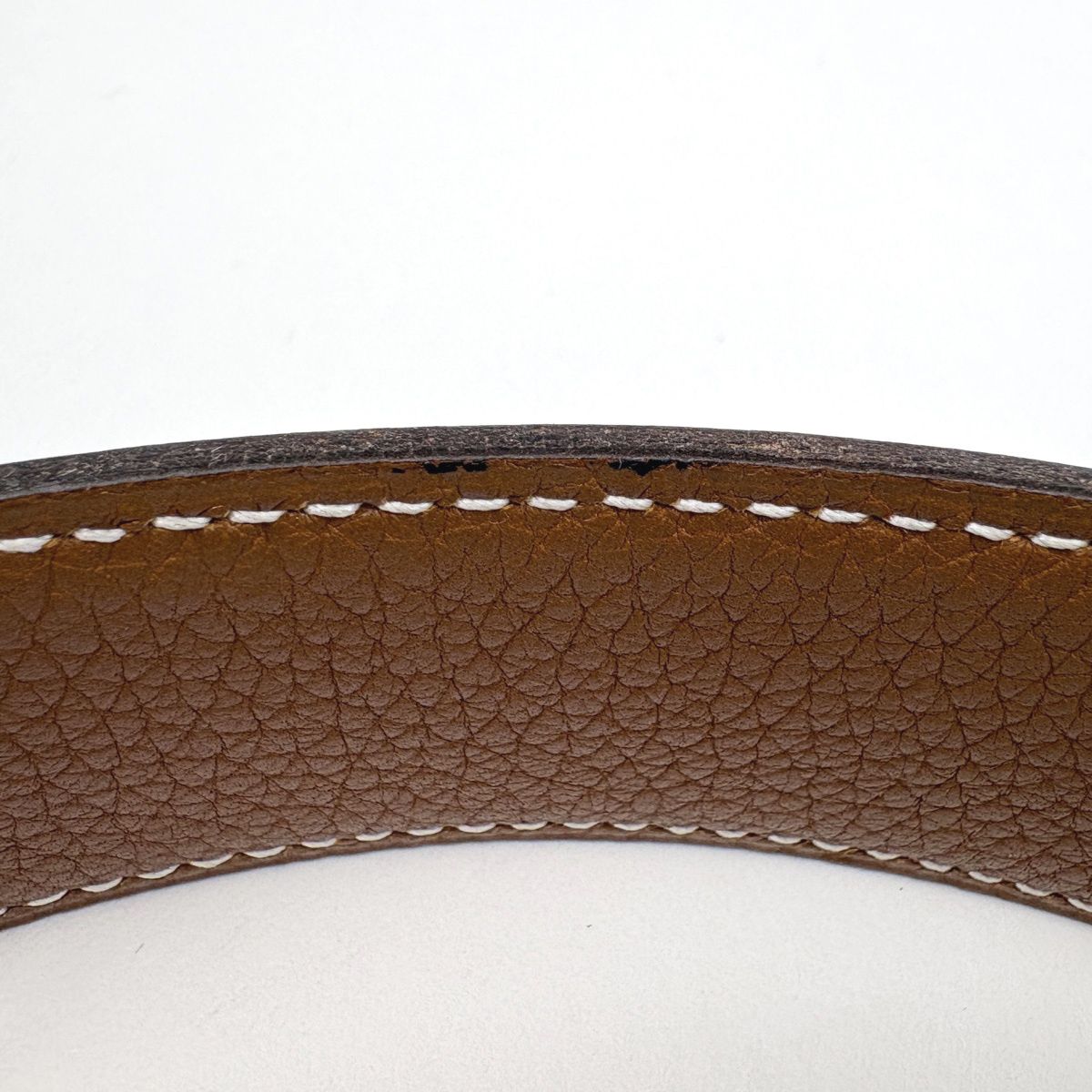 Hermes Constance Reversible Belt Leather Black Brown — view 4