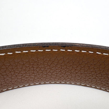 Hermes Constance Reversible Belt Leather Black Brown — view 4