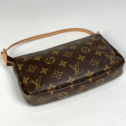 Louis Vuitton Pochette Makeup Cosmetics Pouch Monogram Brown — view 2