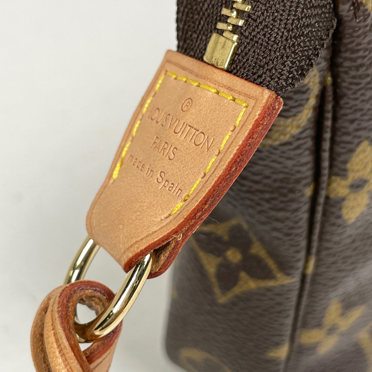 Louis Vuitton Pochette Makeup Cosmetics Pouch Monogram Brown — view 4