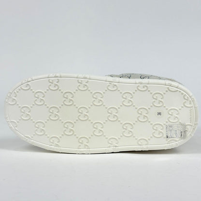 Gucci GG Pattern Snow Boots Merino Wool Shoes Suede Shearling White — view 2