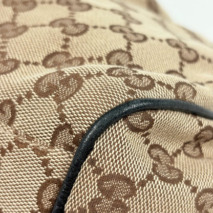 Gucci GG Handbag Canvas Beige Black — view 3