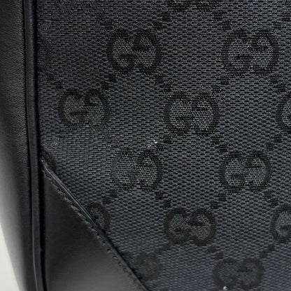 Gucci Bamb 2-Way Shoulder Bag GG Pattern Canvas Black — view 5