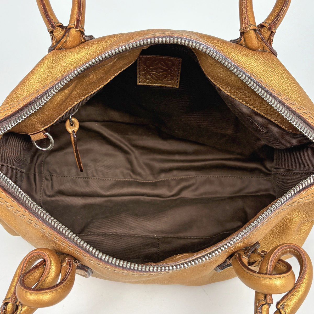 Loewe Fiesta Handbag 2-Way Leather Blanc — view 8