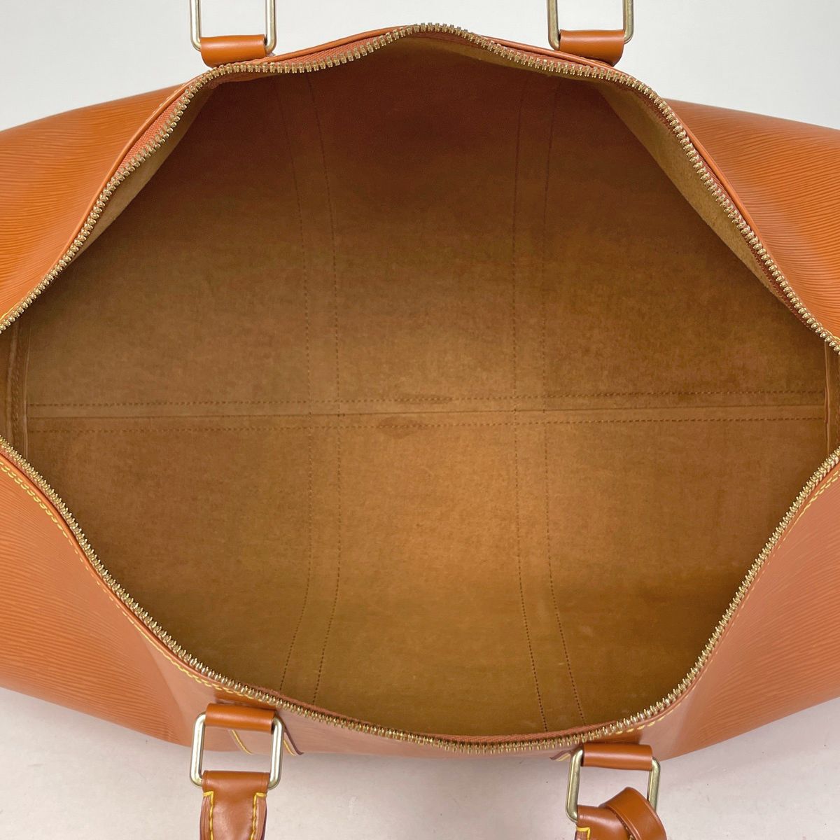 Louis Vuitton Keepall 50 Boston Bag Epi Cipango Gold — view 6