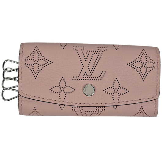 Louis Vuitton Multicles 4 Key Case Monogram Mahina Jasmine Pink Key Holder